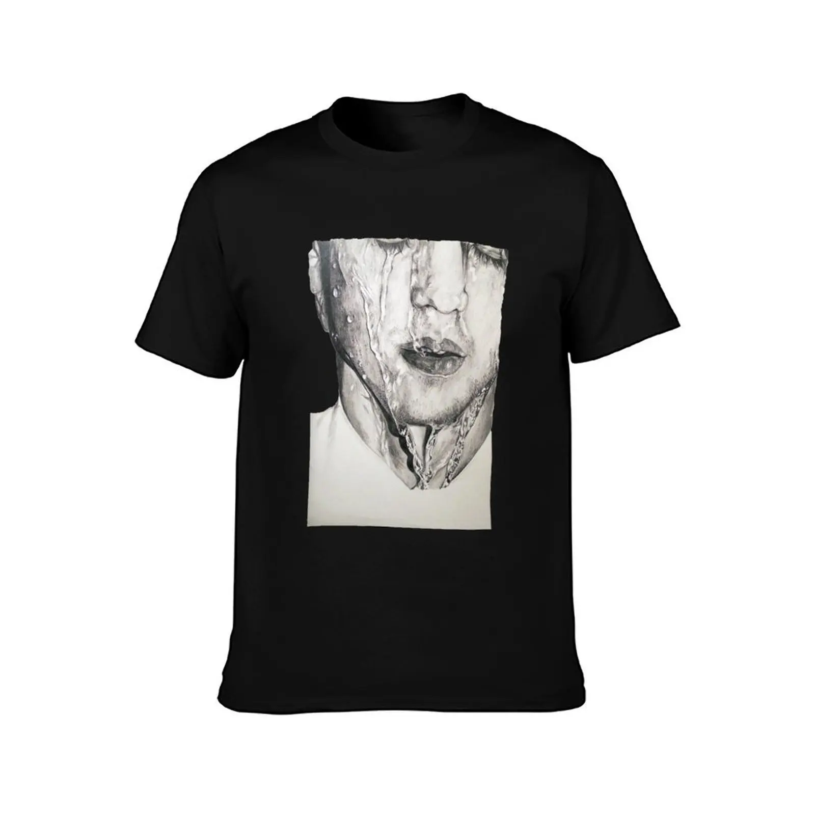 Wentworth Miller/Michael Scofield Drawing T-Shirt Summer Casual Cotton Tee Oversized Streetwear Tops Vintage Graphic Print