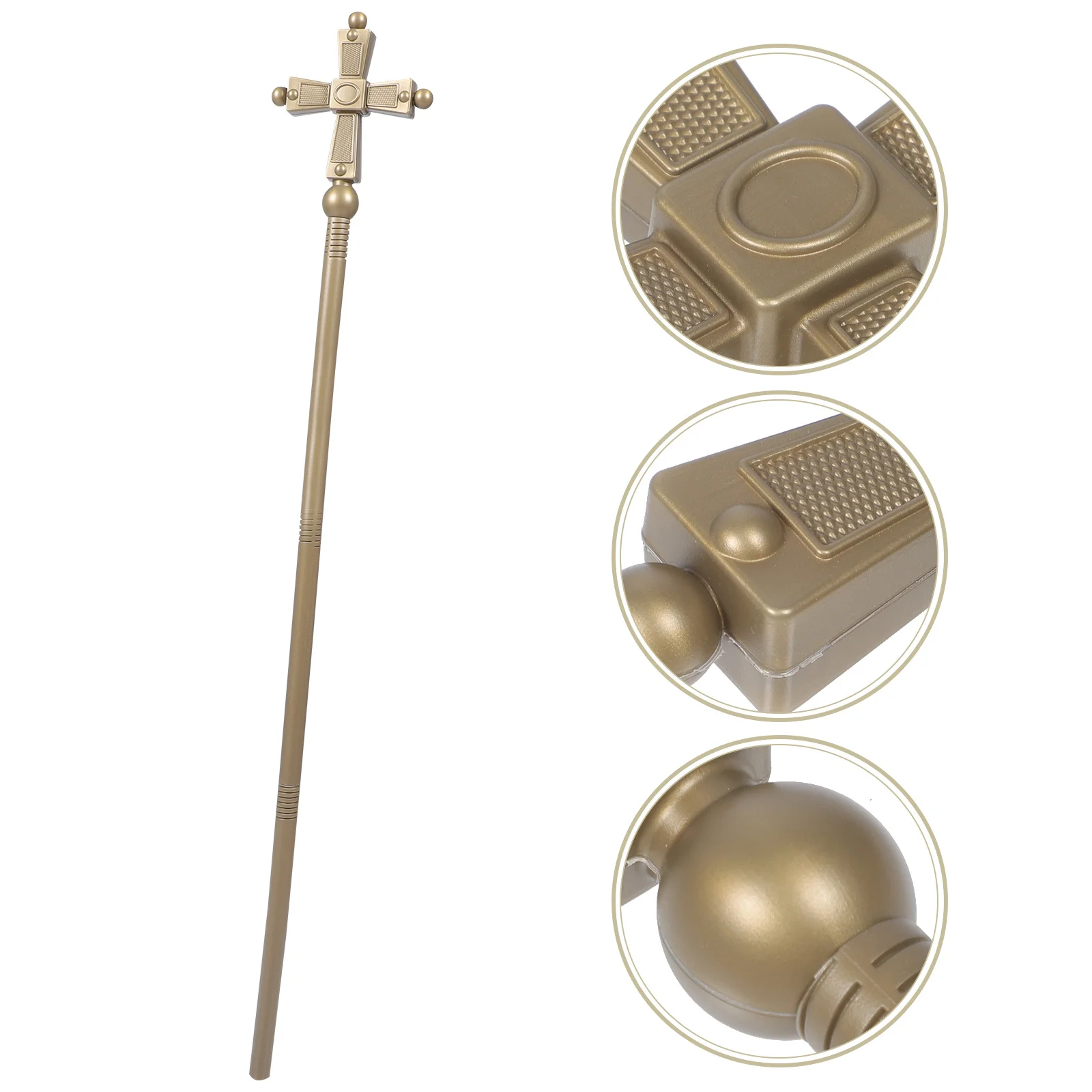 

Cane Prop for Cosplay Funny Design Dress Up Walking Stick Party Atmosphere Decor Multi Functional Photo Prop Accessory