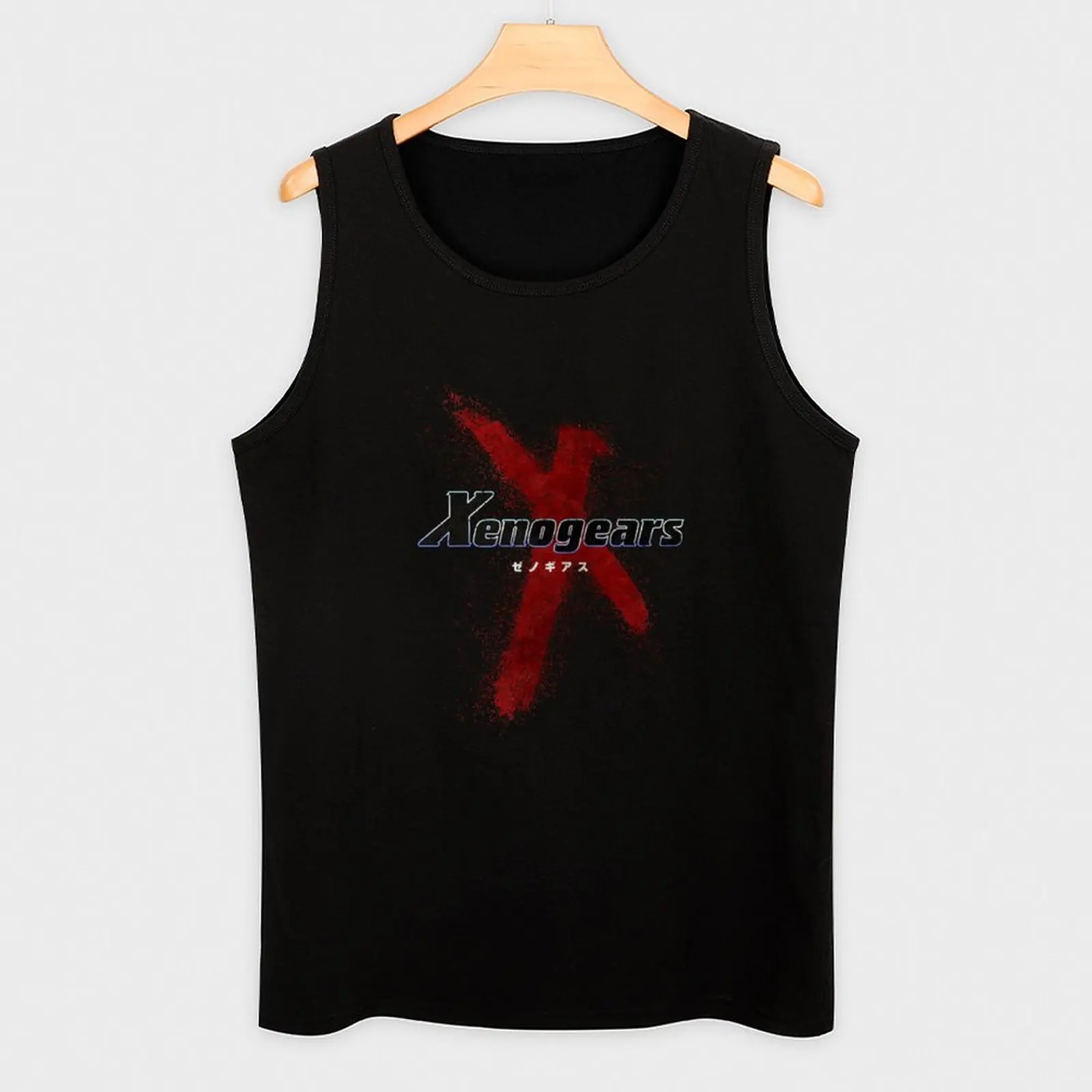 Xenogears Vintage Emblem Tank Top Breathable Tank Top Moisture Wicking Sleeveless Shirt - view 3