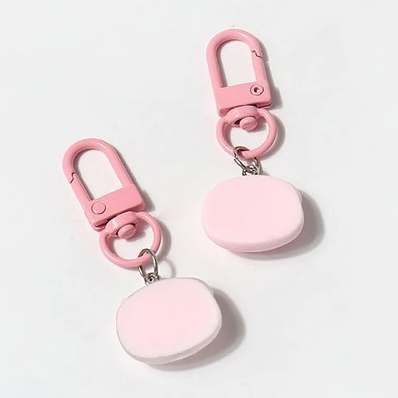 1Pair Cute Sweet Pink Pig Keychain Pendant Cartoon Versatile Charm Key Rings Exquisite Backpack Decoration Accessories Gifts