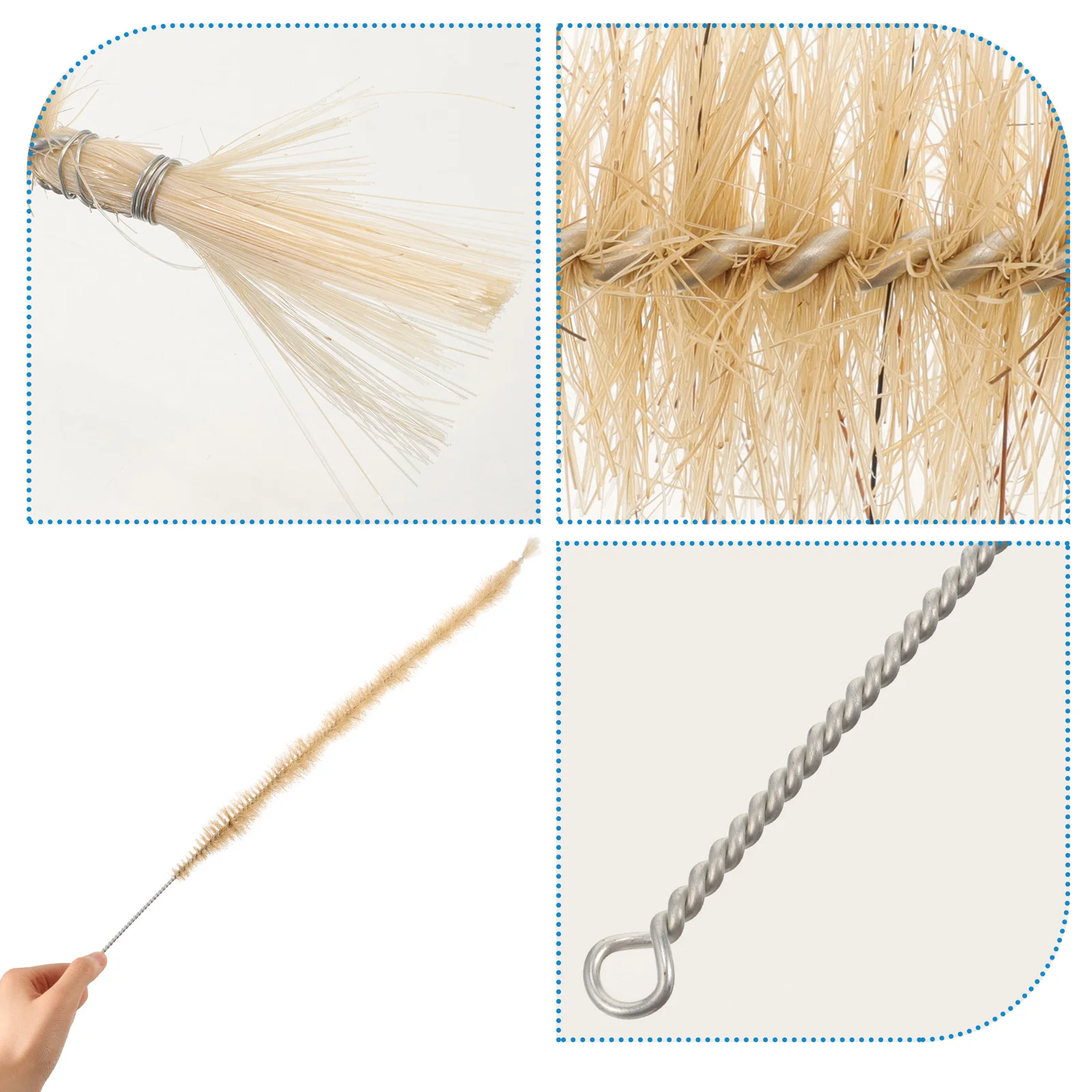 

5 pcs Spherical Condenser Brush Portable Cleaning Tool For Laboratory Condenser Tube Safe Material Easy Storage