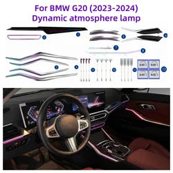 For BMW G20 2023+ Dynamic Ambiance lights Automotive Interior Lighting Ambient Light Passenger Luminous trim Saddle light new