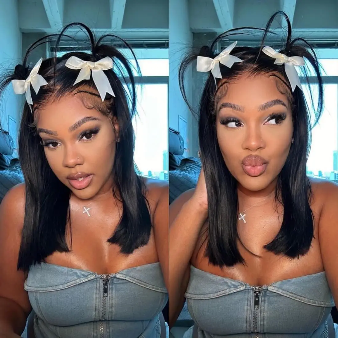 14-inch-13x4-bob-brazilian-remy-hair-pre-plucked-lace-front-wigs-220-density-straight-human-hair-lace-front-wigs-bob-wigs