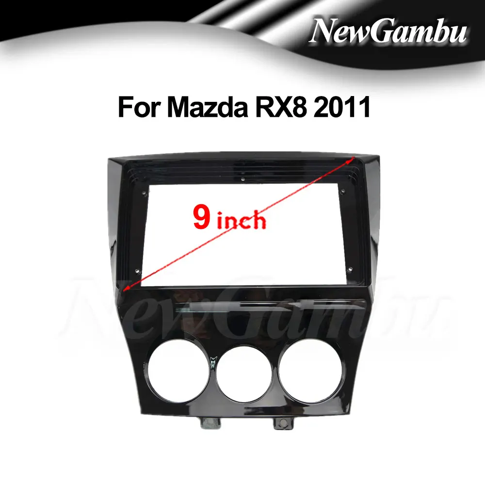 

NewGambu 9 Inch Car Radio FIT For Mazda RX8 RX 8 2011 DVD GPS Mp5 ABS PC Plastic Fascia Dashboard Plane Frame