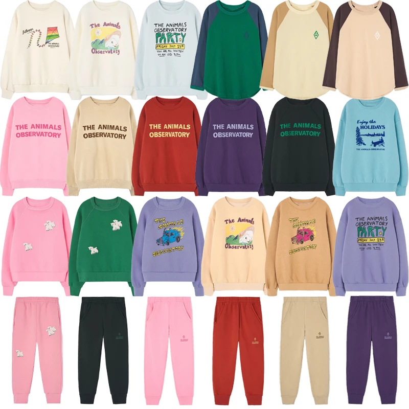 

A/W 2024 New Kids Fleece Sweatshirt and Sweatpants Suit Girl Boys Letter Printing Sports Shirt Leggings Outfit Children Clothes