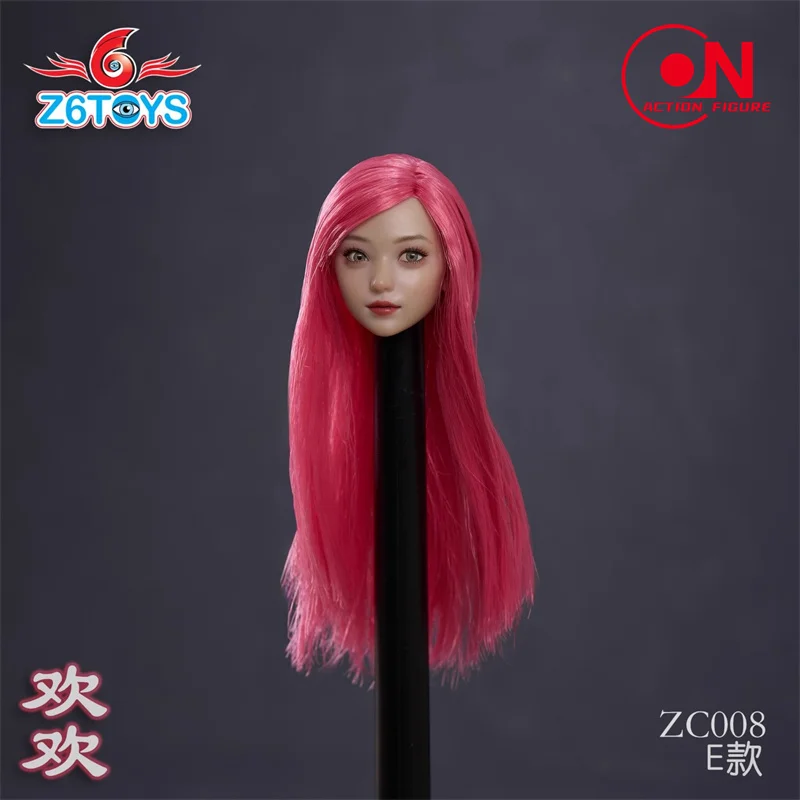 Z6TOYS ZC008 1/6 สาว Huanhuan หัว Sculpt พร้อม Movable Eyes รุ่น 12 ''TBL ซีดทหารหญิง Action Figure Body