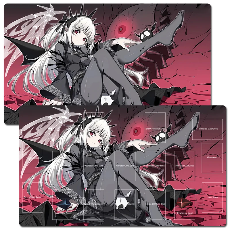 

YuGiOh A-Bao A Qu, The Lightless Shadow TCG CCG Mat Trading Card Game Mat Table Playmat Desk Gaming Play Mat Mouse Pad Mousepad