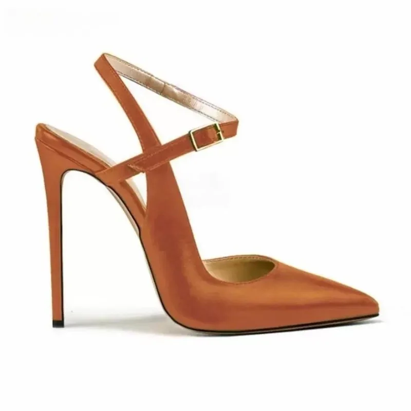 

Новые модные туфли-лодочки 2026 года на шпильке с острым носком, для свадеб и банкетов, с открытым носком, популярные женские босоножки для подиума