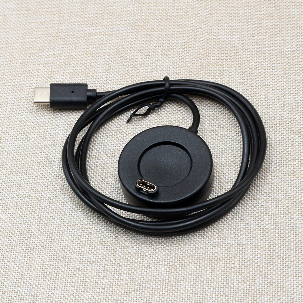 قاعدة شاحن من النوع C لـ Garmin Vivoactive 6 5 4 4S / Fenix 8 E7 7X 7S 5X 6X/ Venu 3 2 SQ/ Instinct 3 وصلة كابل شحن USB-C
