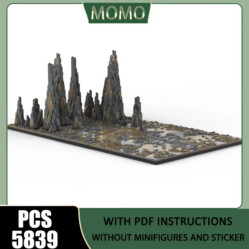 Star Movie Model Moc Building Bricks Final Duel  Base Model Technology Blocks Christmas Toy DIY Assembly Construction Gift