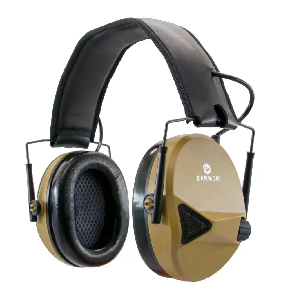 EARMOR M30 Electronic Hearing Protection Earmuffs Hunting Shooting Tactical Headphones NRR22dB Voice Tracking IPX‑5