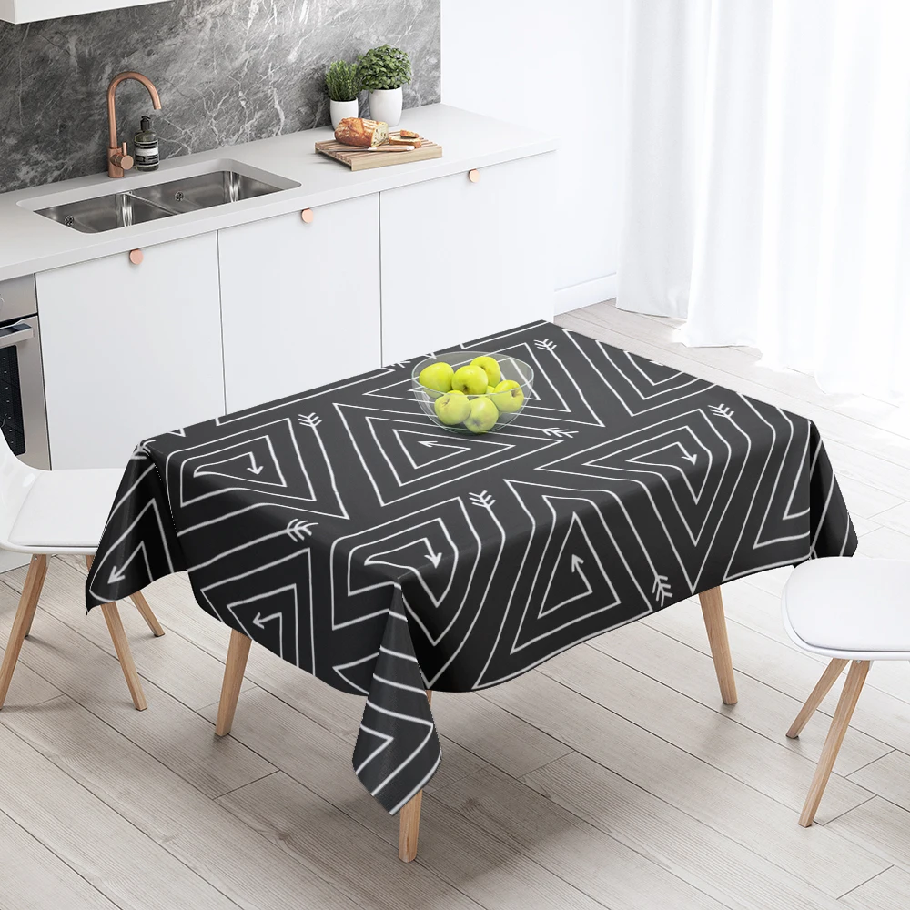 Home Simplicity  tablecloths for dining  Anime decoration and rectangular table accessorieswaterproof cloth Anti-staintablecloth