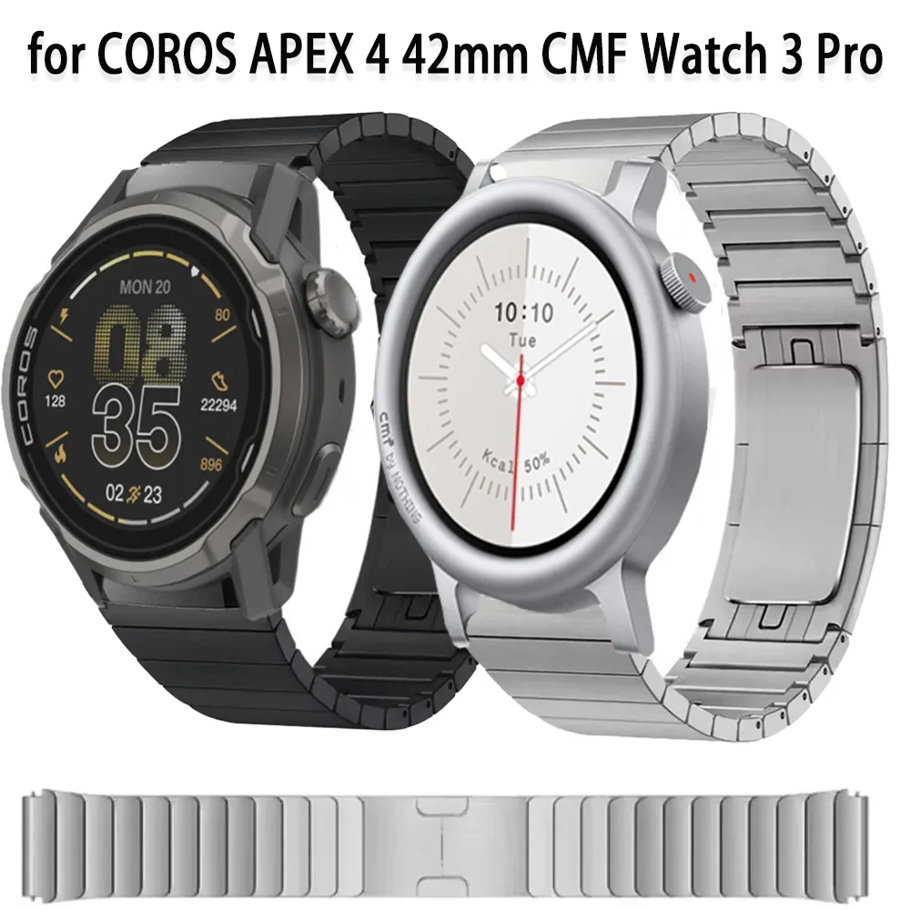 for Suunto Vertical 2 Run Race 2 S Wristband Metal Strap 22mm COROS APEX 4 42mm PACE 4 Pro 3 Band CMF Watch 3 Pro 2 1 Bracelet