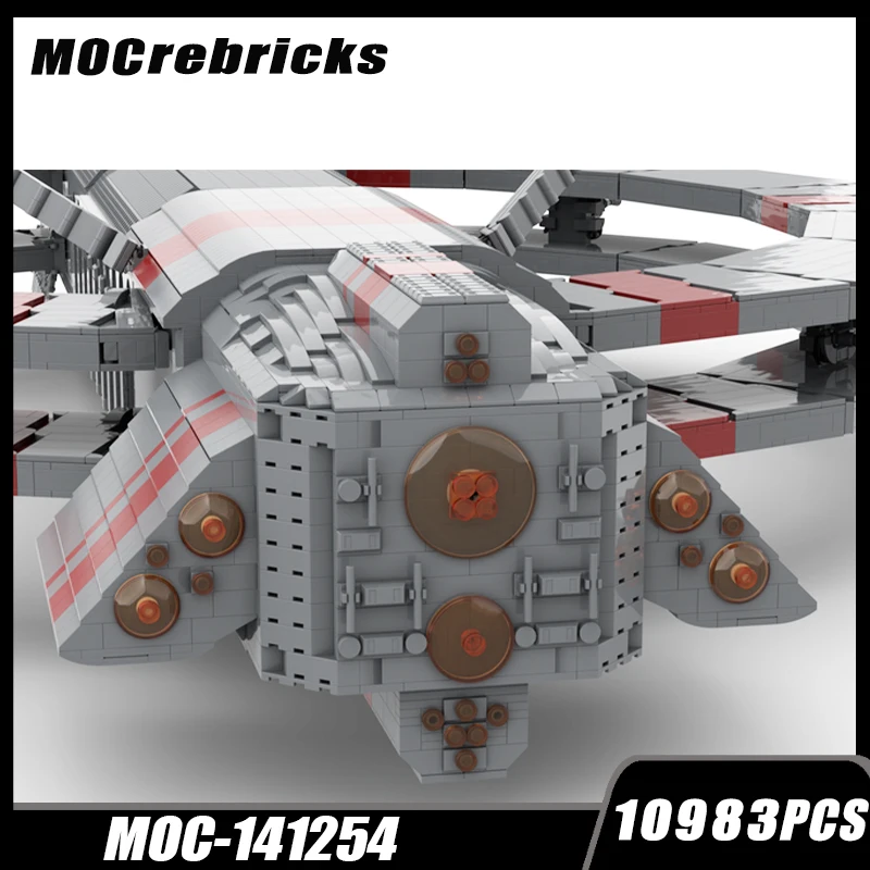 MOC- 141254   Populaire bouwsteen Vredeshouder Commando Ruimteschip DIY Model Bakstenen Onderwijs Monteer puzzel Speelgoed Kerstcadeaus voor kinderen