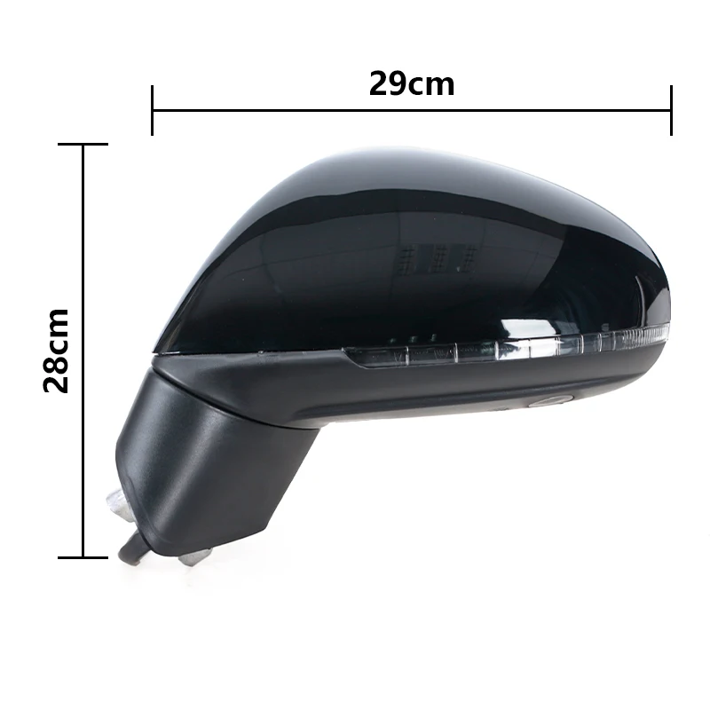 For VW Touareg 2011-2018 Car Rearview Mirror Assembly Auto Fold Memory Anti Glare Turn Signal Heating Glass Housing Mirror Assy