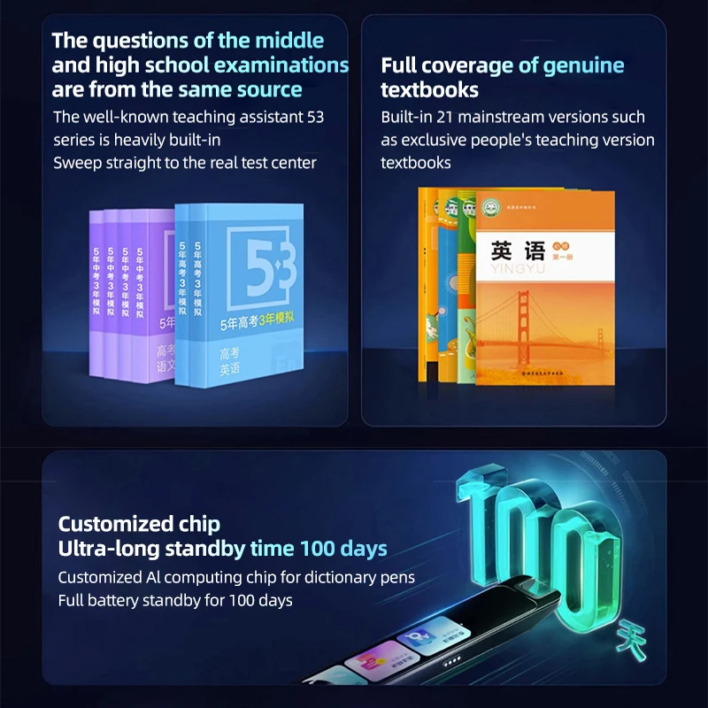 Youdao-辞書ペンx6プロ、smart、プロの学習、英語インターフェース、100言語以上