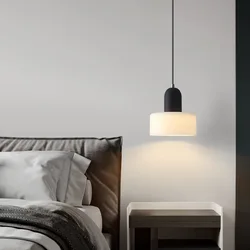 Italian bedroom bedside small chandelier light luxury creativ simple modern bar designer high sense of hanging lamp