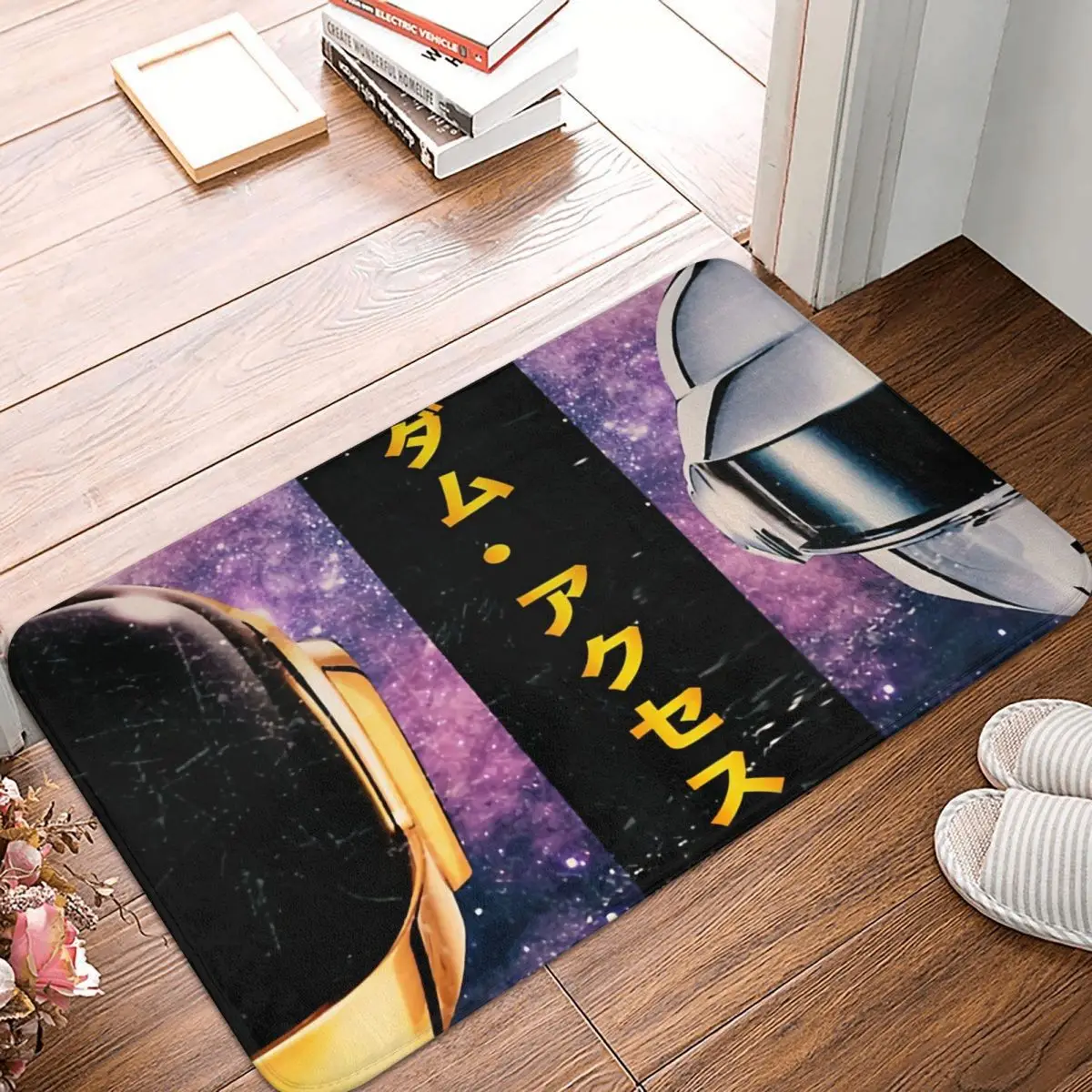 الخوذة البانك الخوذة حصيرة الحمام التقليدية اليابانية نمط ممسحة الفانيلا السجاد شرفة البساط ديكور المنزل #1