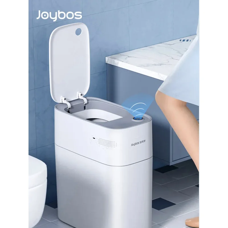 

Joybos Intelligent Induction Toilet Kitchen Bathroom Household Electronic Trash Can Automatic Bagging 14l