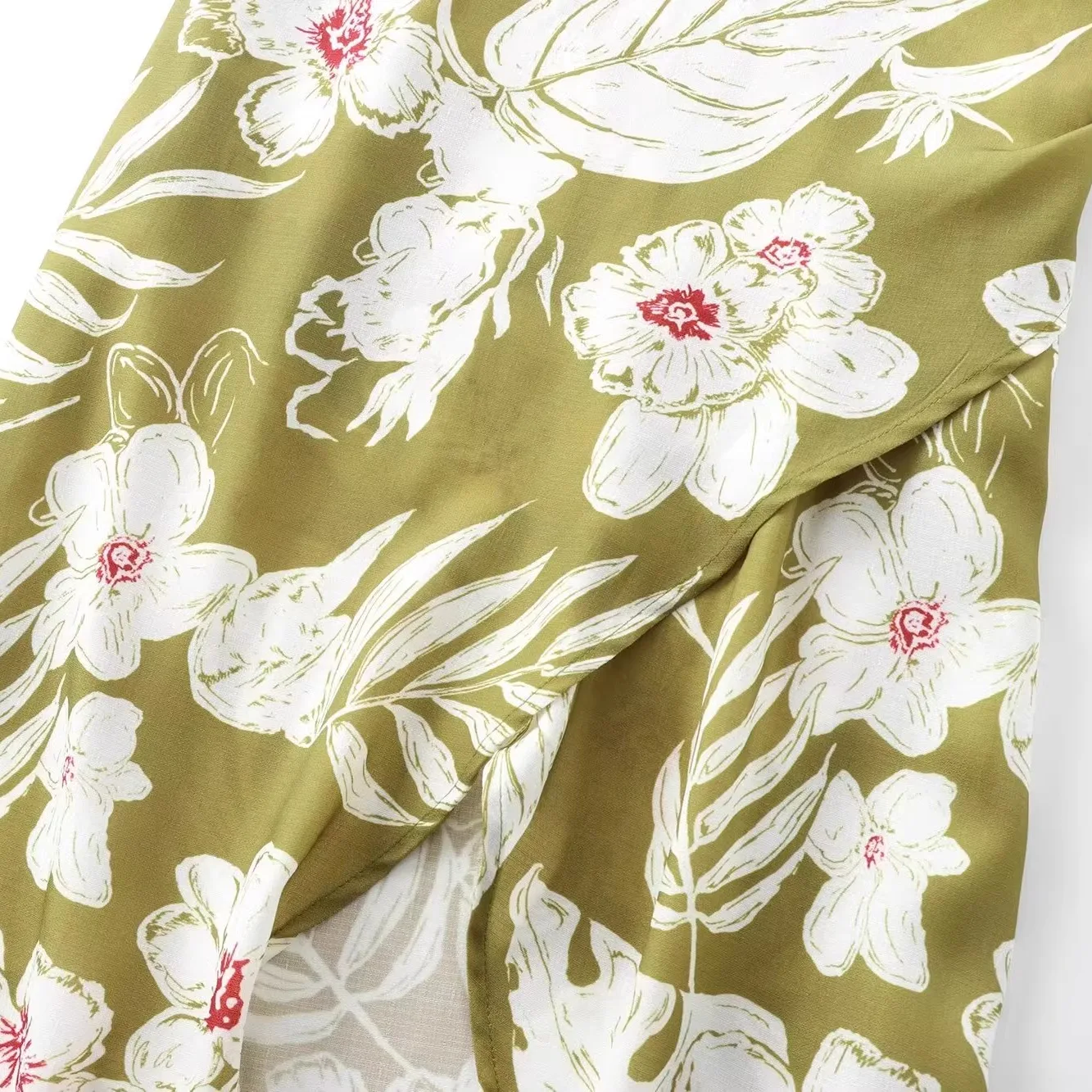 JNLEAOG Jesienna Nowa Kolekcja Mody Lniana Mieszanka z Kwiatowym Nadrukiem Damska Prosta Sukienka Tubowa z Poliestru z Nadrukiem na Lato i Jesień C...