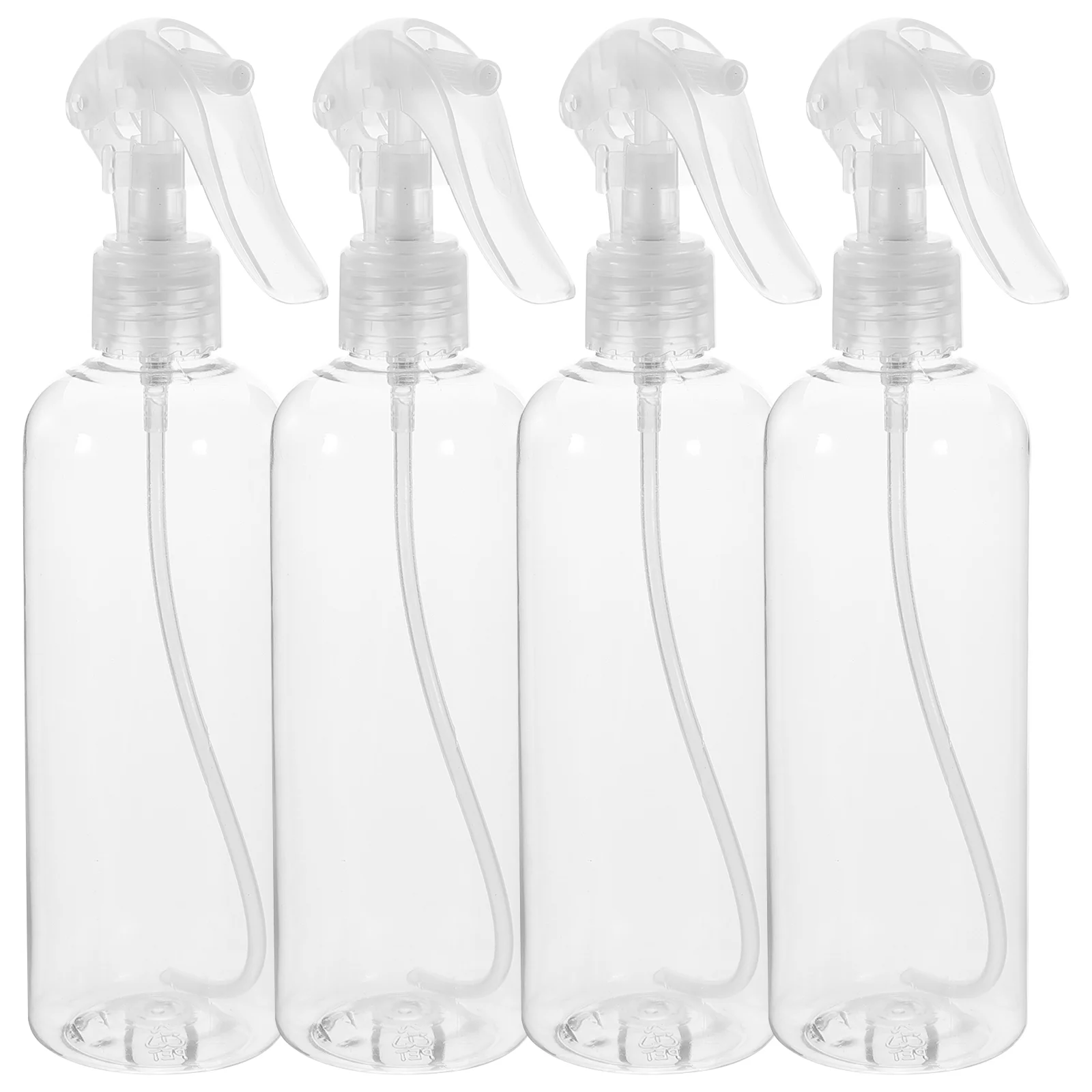 4 pçs garrafa de spray 300ml garrafas de pulverização pulverizador planta 55x55x22cm maquiagem vazio transparente jardinagem cosméticos viagem