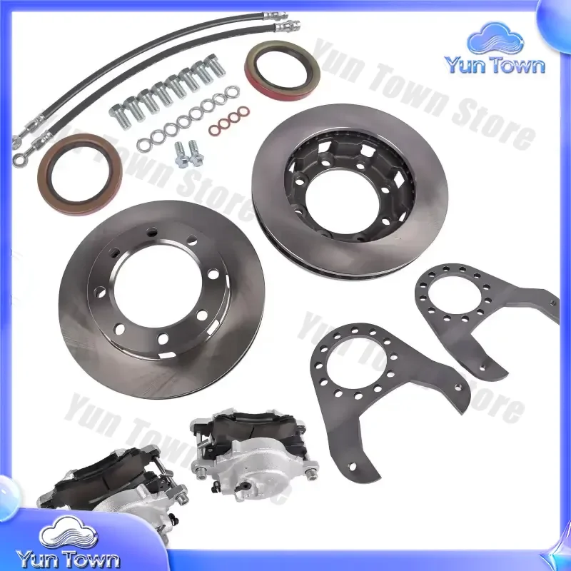 AP02 for GM 14 Bolt Complete Disc Brake Conversion Kit for Trucks SUVs 10.5 Inch SRW Full Float Disk Brakes Automotive Brake