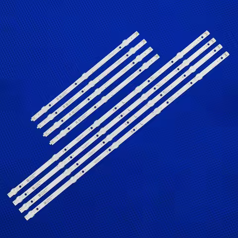 New 8pcs LED bar For sharp LC-50LB601U NS-50DF710NA19 LB50091 V1_00 V0 LB-PM3030-GJBBY504X8ABL2-L/R-T