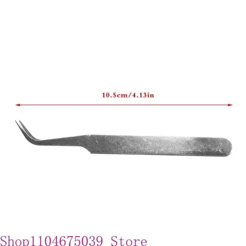 High Tweezers Craft Tweezers for Sewing Beading & DIY Crafts Non-Serrated Jewelry Tweezer with Fine Point Tips