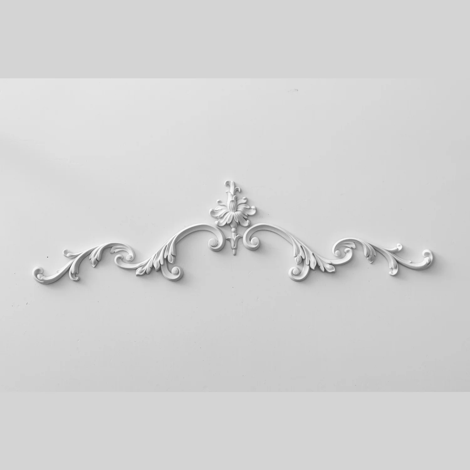 JMZ18 Gold Line PU Embossed Corner Rosette, Waterproof Anti-fouling, For Kitchen Bathroom Living Room