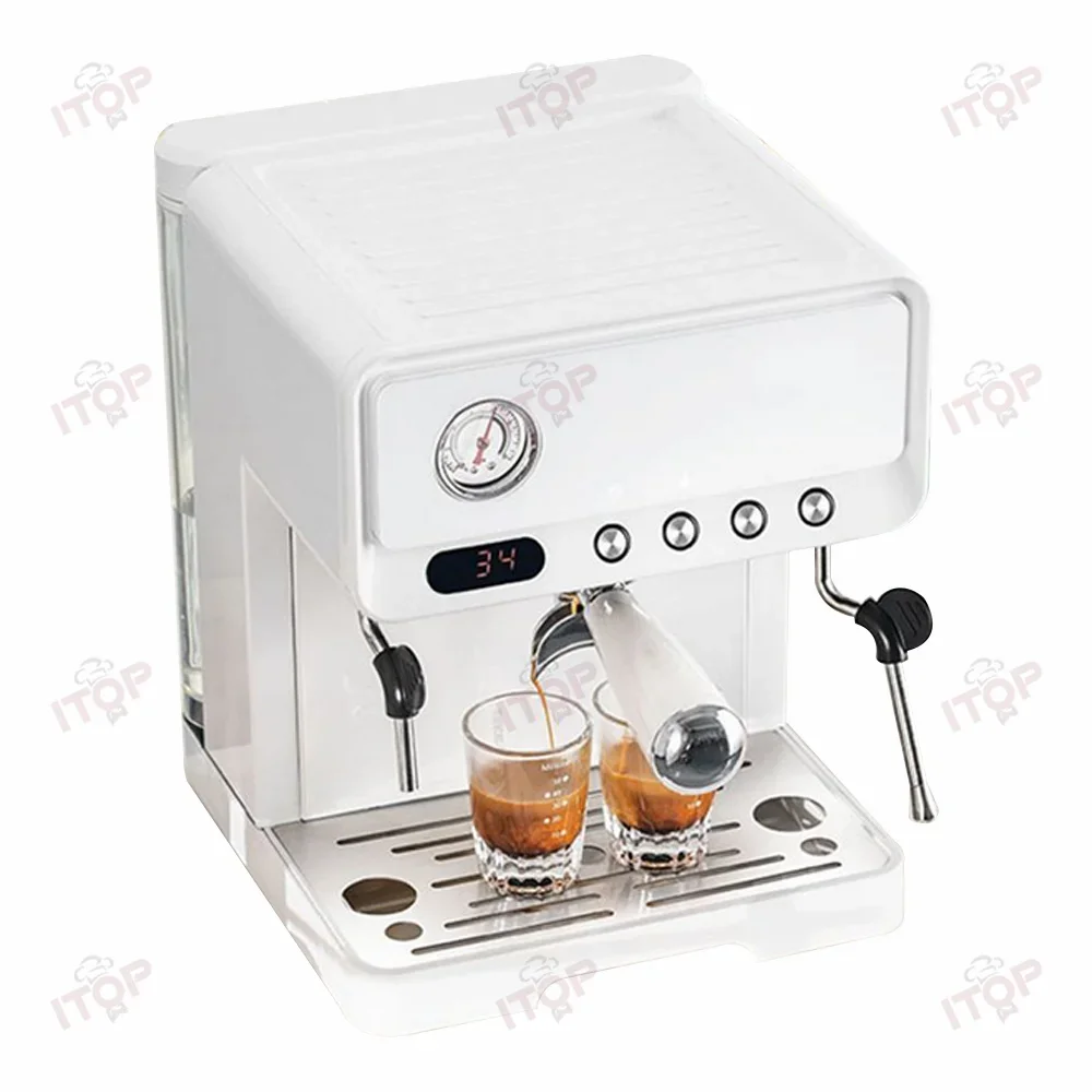 Wholesale Cheap Customized Small Home Use Milk Frothing Steam Moka Macchiato Espresso Machine Coffee Maker