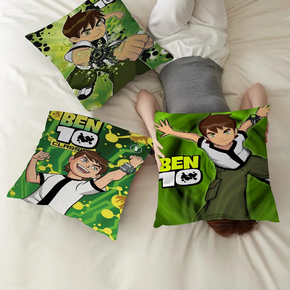 Cartoon B-Ben 10 Cool Pillowcases Home Bedding Decorative Pillow Cover Wedding Super Soft Pillow Case