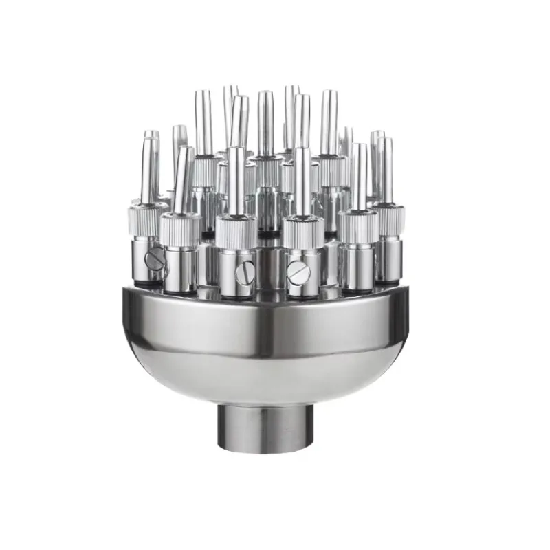 Adjustable DN25 DN40 DN50 Stainless Steel Three Layer Flower Fountain Nozzle Modern Garden Water Feature For Outdoor Pool Decor