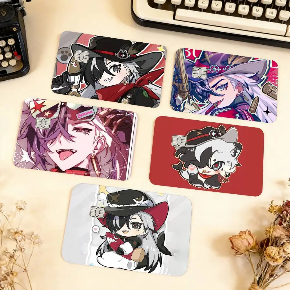 

Anime Game B-oothill Waterproof Film Skin Cover Credit Card Stickers Debit Front Bank Bus Pass
