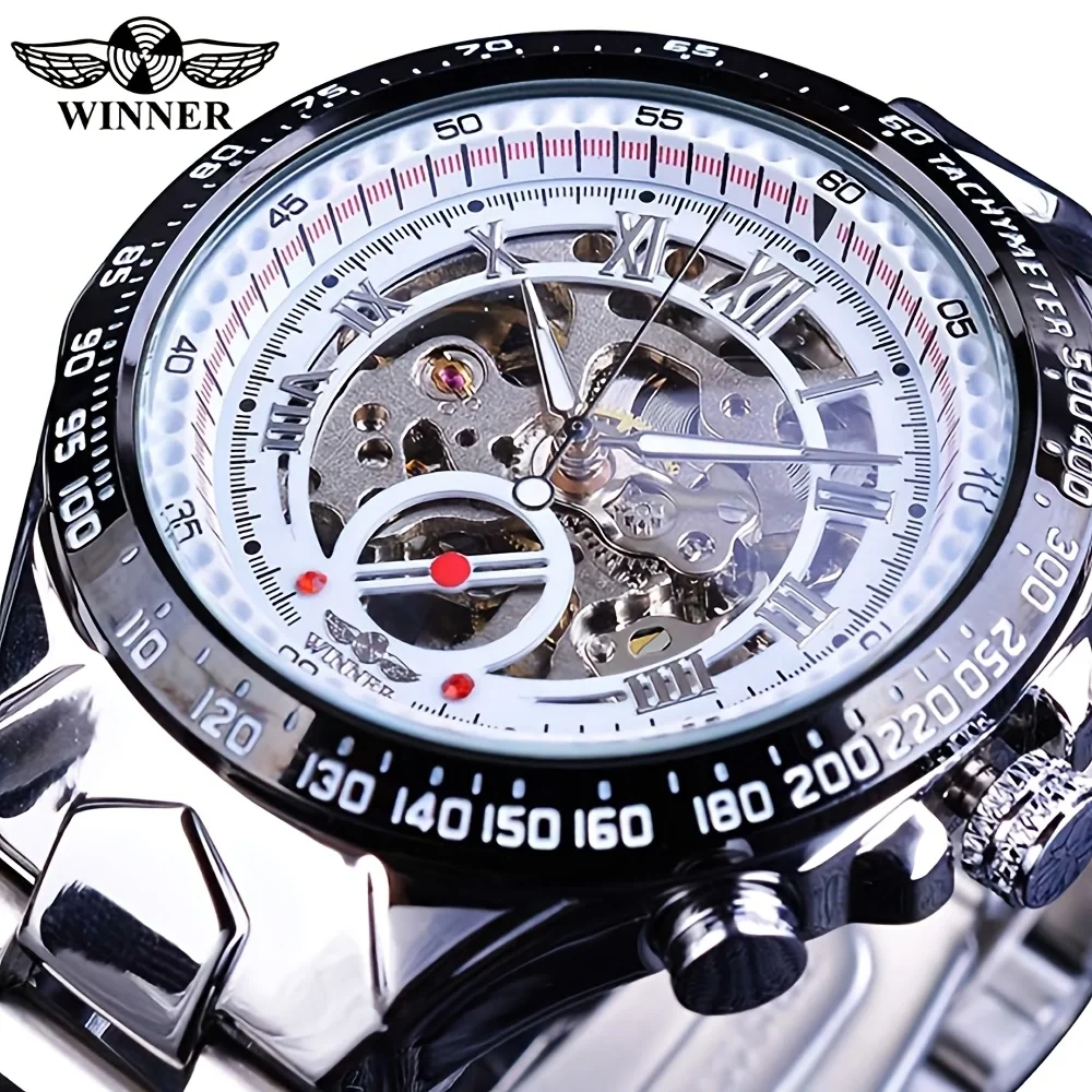 t-winner-sport-men's-automatic-skeleton-mechanical-watch-retro-silvery-black-hollow-dial-stainless-steel-man-business-wristwatch