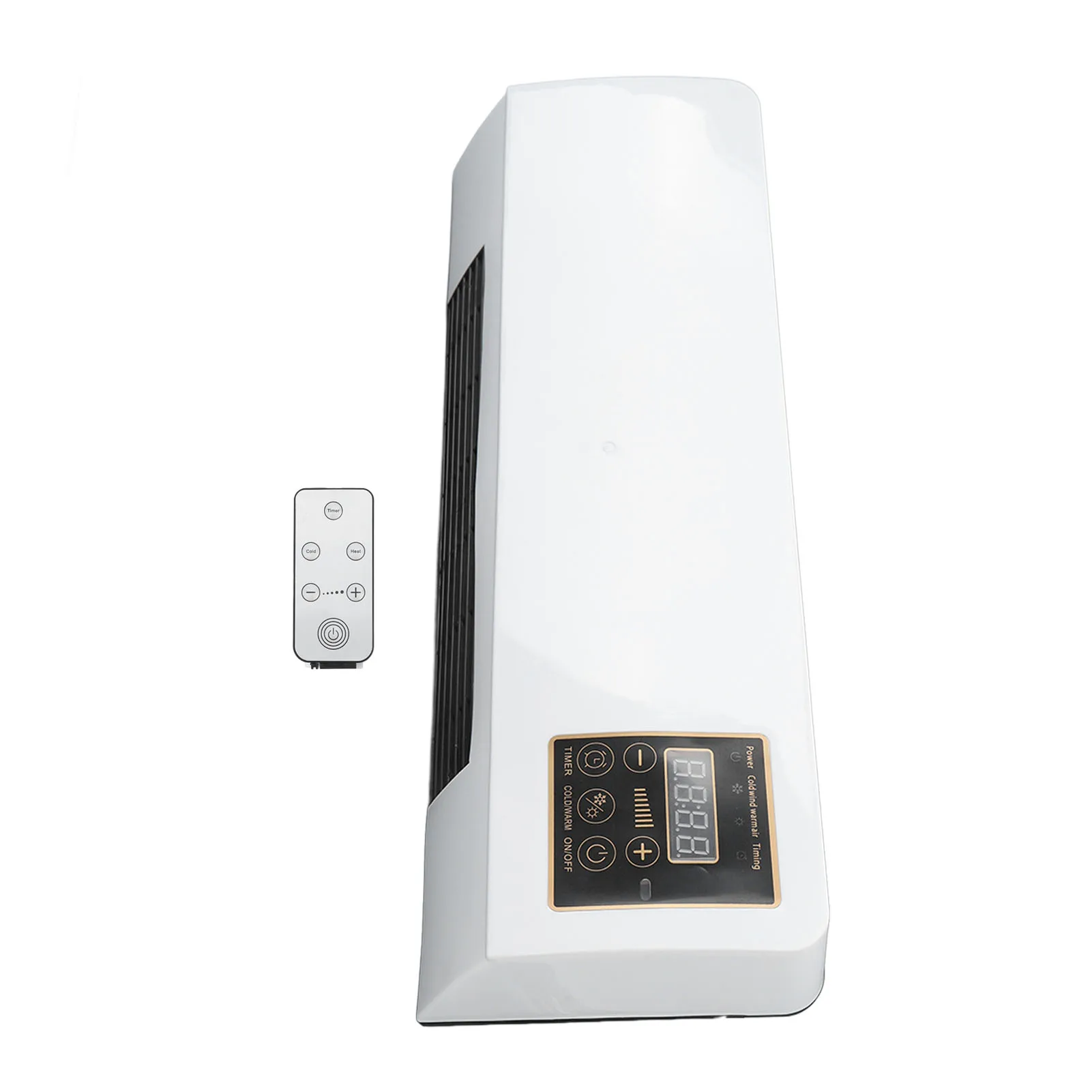 مكيف هواء محمول 2 في 1، مكيف هواء وسخان طبيعي، سخان كهربائي صامت مثبت على الحائط