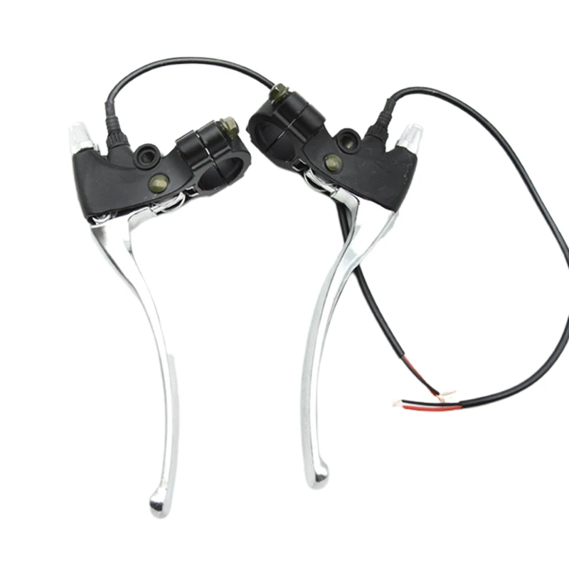 Manija de freno eléctrico para bicicleta eléctrica, palanca de freno trasero, corta la potencia, empuñaduras, pieza para montar en bicicleta, 1 par