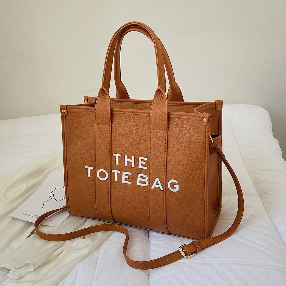 

Сумка-тоут для женщин, женская сумка через плечо, новая однотонная сумка Lette для отдыха, роскошная модная сумка, дизайнерская сумка из искусственной кожи