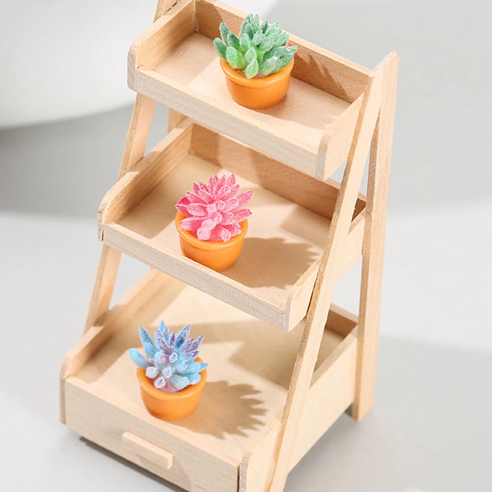 

12pcs Miniature Succulents Potted Plants Micro House Decor Fake Indoor Garden Bonsai Small Artificial Desktop Ornament For