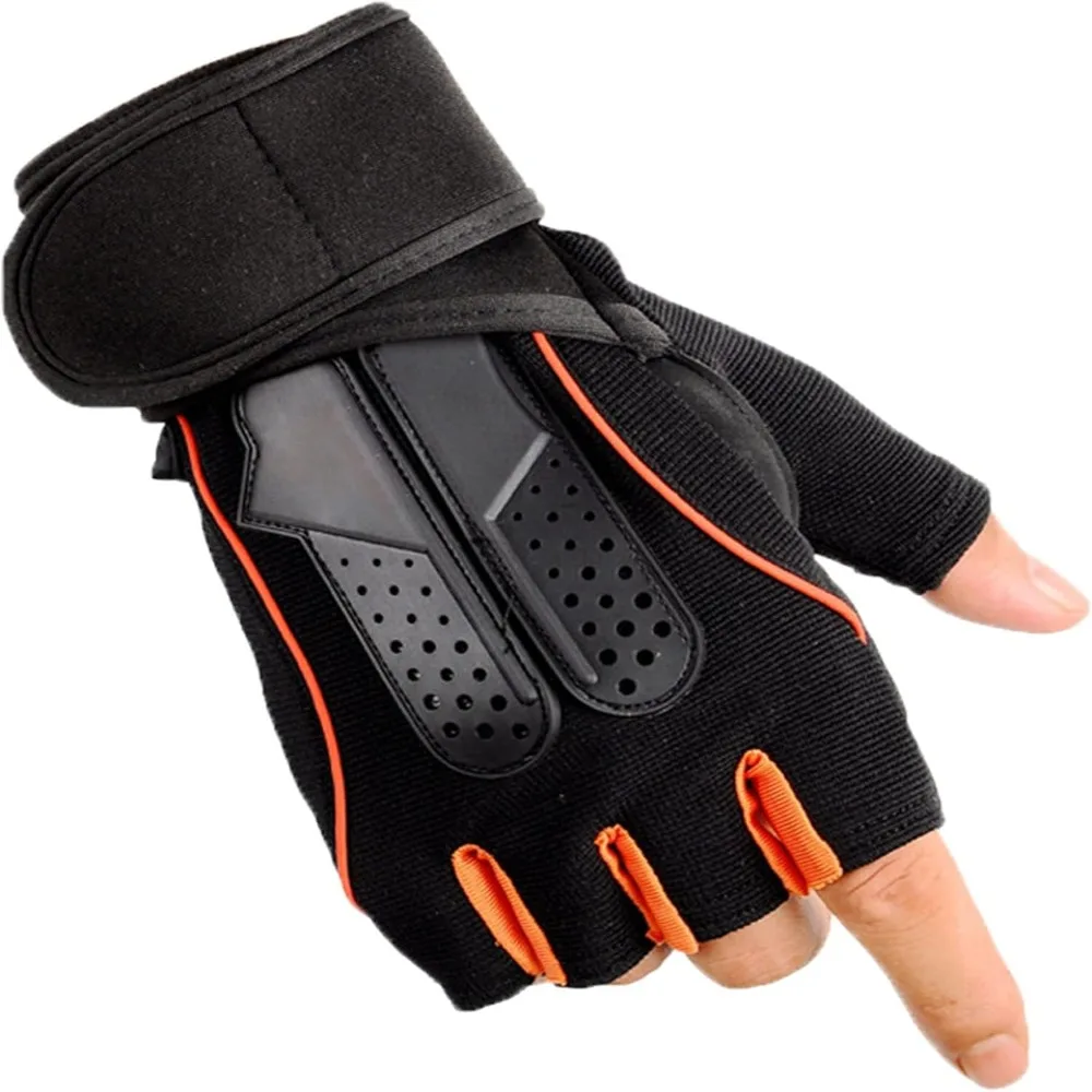 Elastic Full Palm Pad Half Finger Gloves M/L/XL Weight Lifting Gloves Workout Gloves For Women