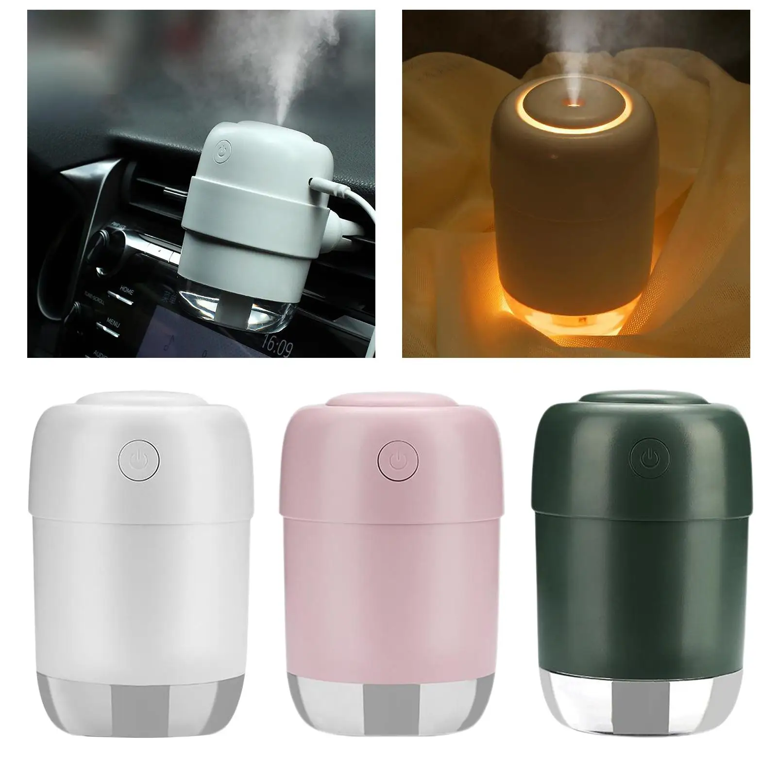 Mini Cool Mist Air Humidifier Humidifier Diffuser Silent for Car Travel