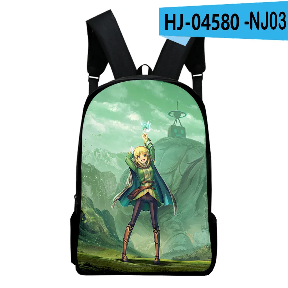 Creative Youthful WORLD OF LEADALE Student School Bags Notebook Backpacks 3D Printed Oxford Waterproof Boys/Girls Travel Bags