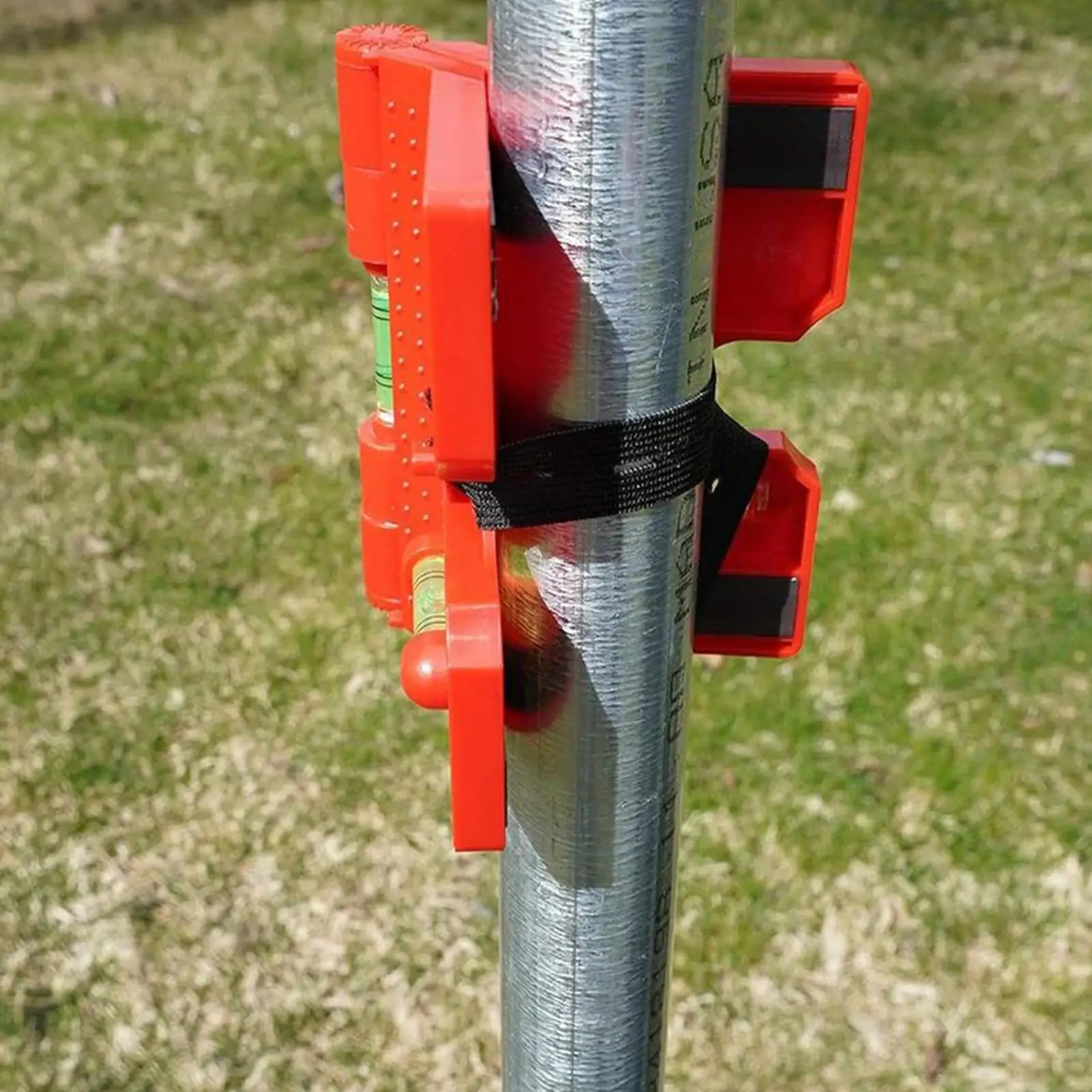 Regla Horizontal magnética plegable de nivel de poste, herramienta de nivel de poste magnético para taller de carpintería, renovación de construcción de plomería