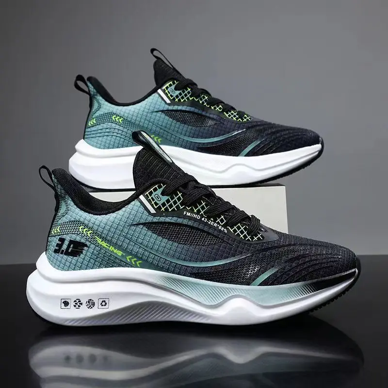 Men's Shock-absorbing Sports Shoes, Men's Anti Slip Walking Shoes, Lightweight And Breathable Running Shoes, Sports And Fitness