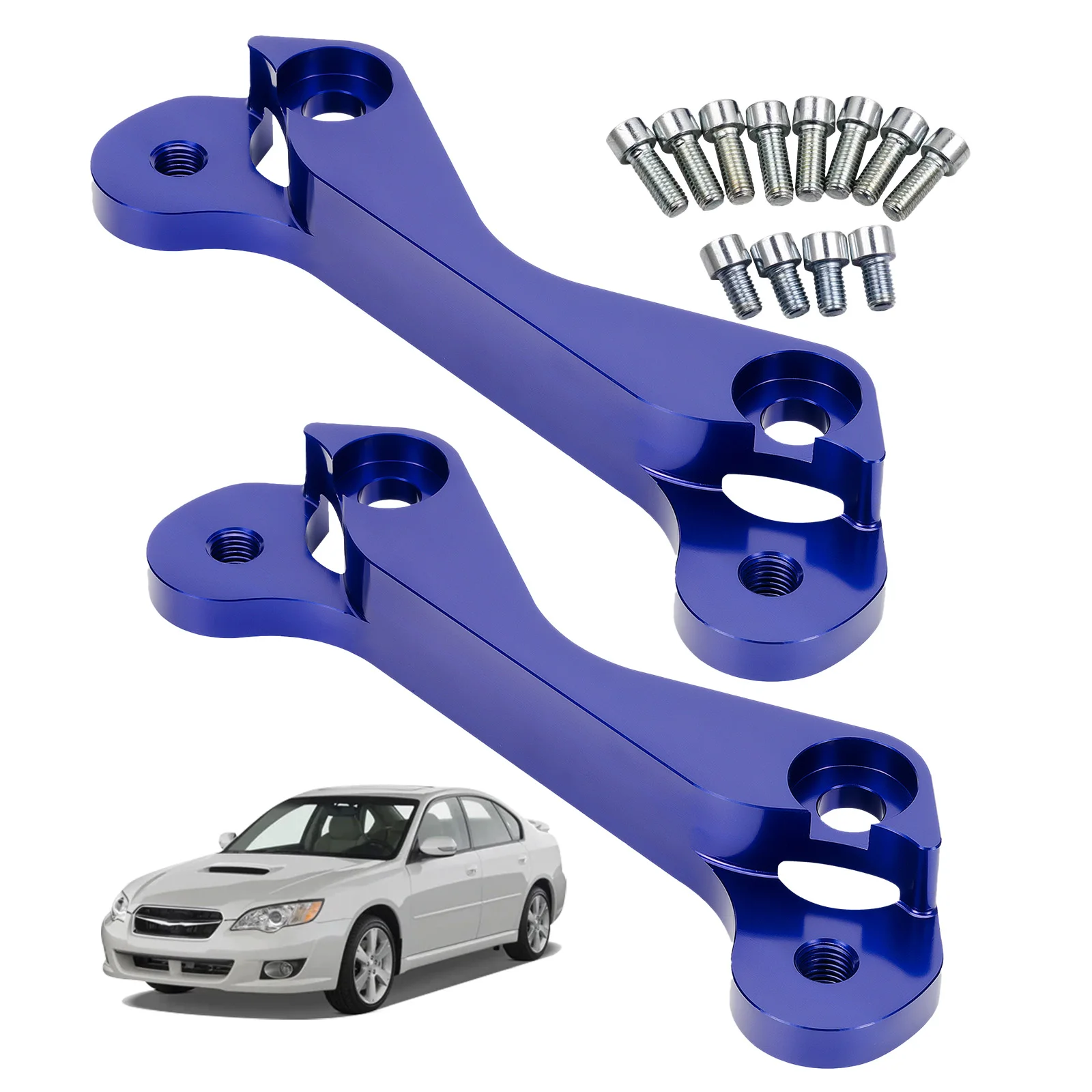 New Set of 2 Brake Caliper Adapters Rear Fits for FHI 2 Pot Forester Legacy Maxpeedingrods