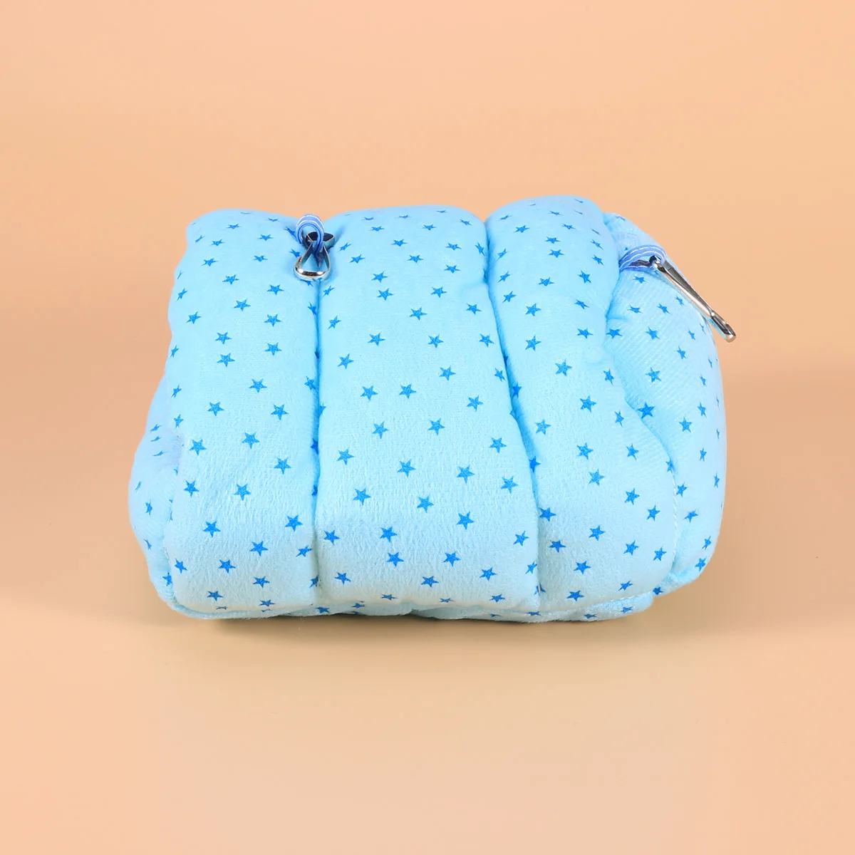 

Warm Pet Bed For Hamster Hedgehog Squirrel Mice Rats Small Animals Hanging Hamster Cage Nest Blue Star Printing