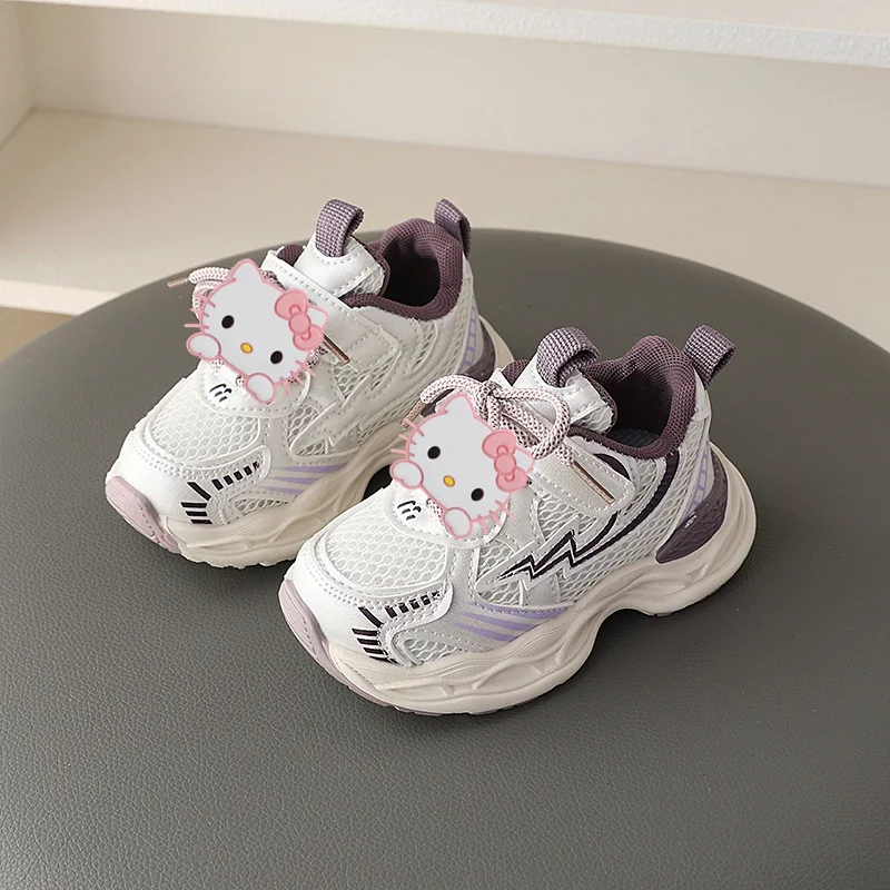 

Sanrio spring and fall children Sneakers hello kitty boys and girls double mesh breathable running shoes non-slip casual shoes