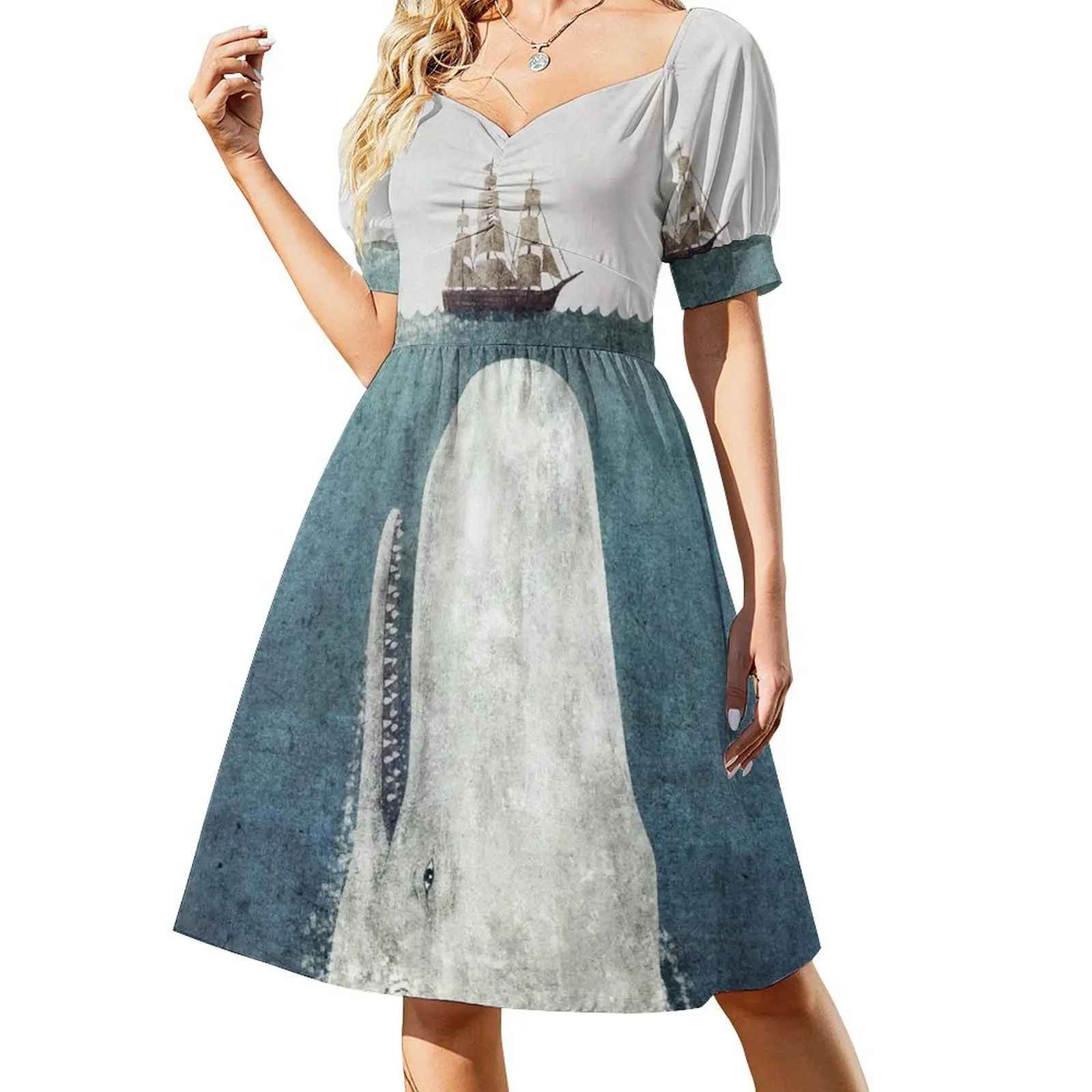 

The White Whale Short Sleeved Dress birthday dresses for women dresses summer Dress