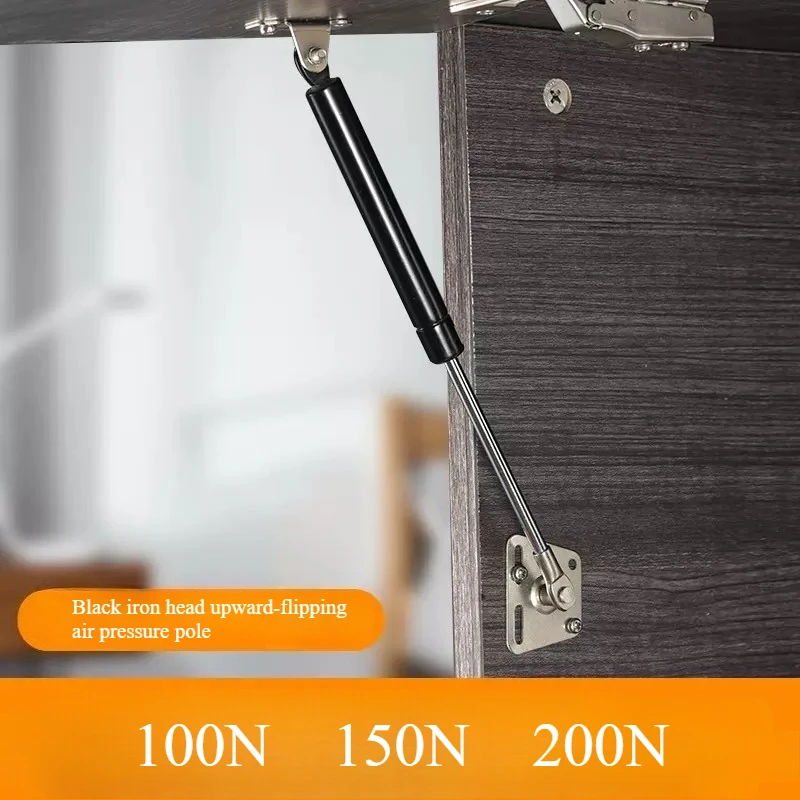 1/2PCS 100/150/200N Gas Pistons for Kitchen Hydraulic Hinge Cabinet Door Lift Vertical Pneumatic Furniture Table Mechanism Stay