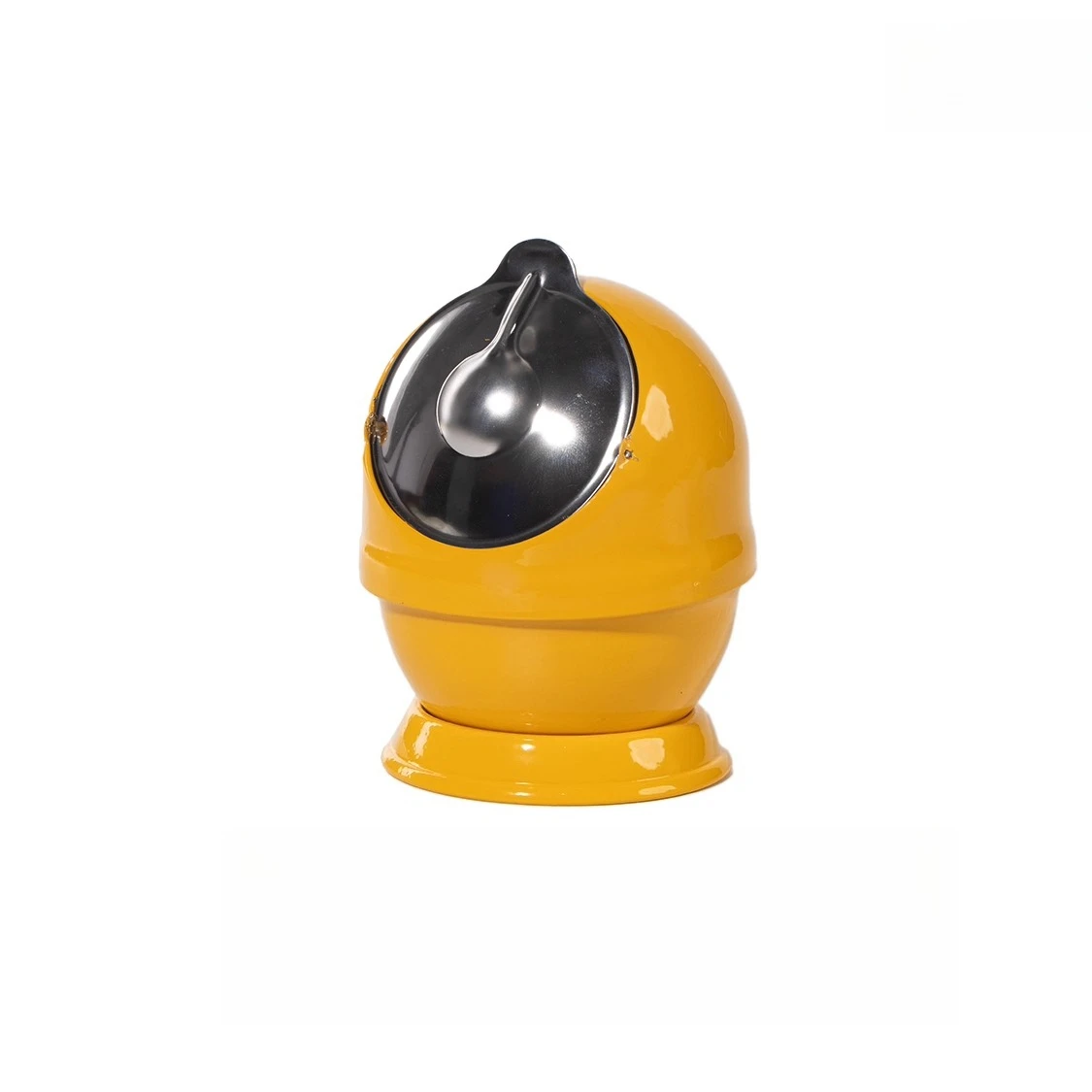 Metal Single Ear Ashtray Desktop Simple Spherical Creative Ashtray