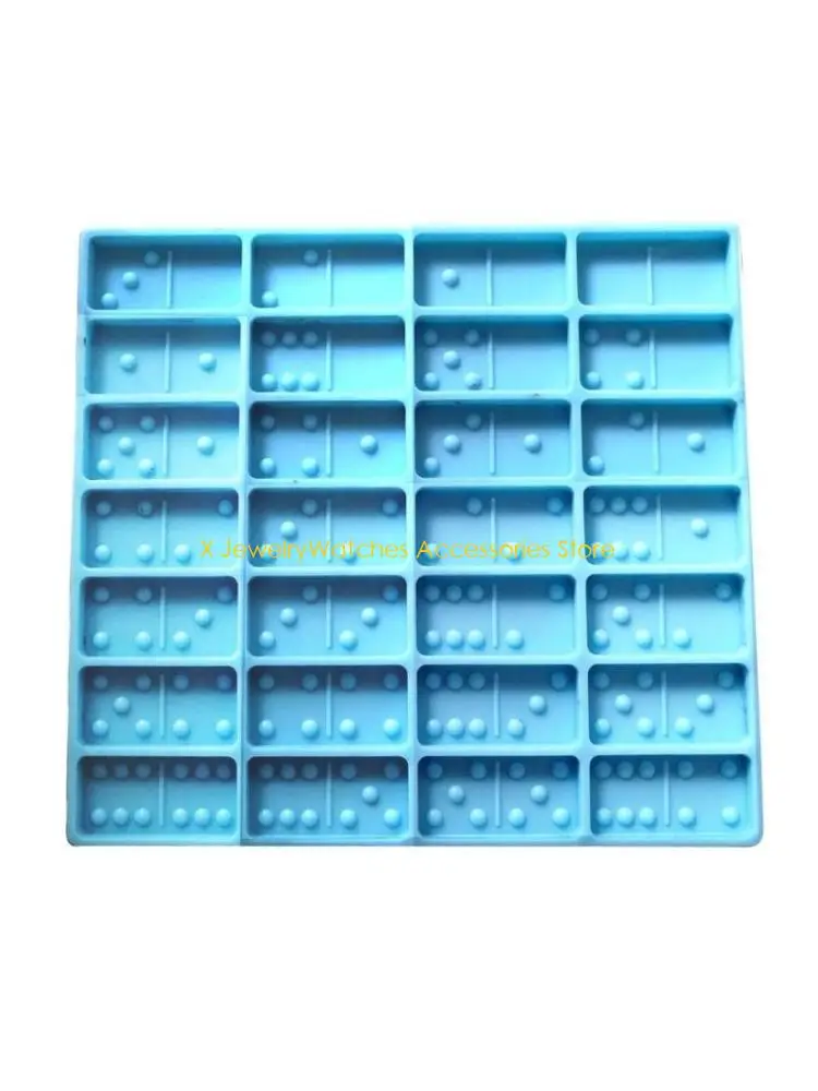 

31KD DIY Game Casino Fun Art Crafts Silicone Mould Dominoes Game for Play Epoxy Resin Molds